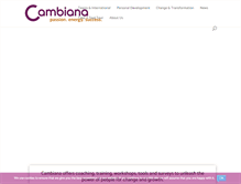 Tablet Screenshot of cambiana.com